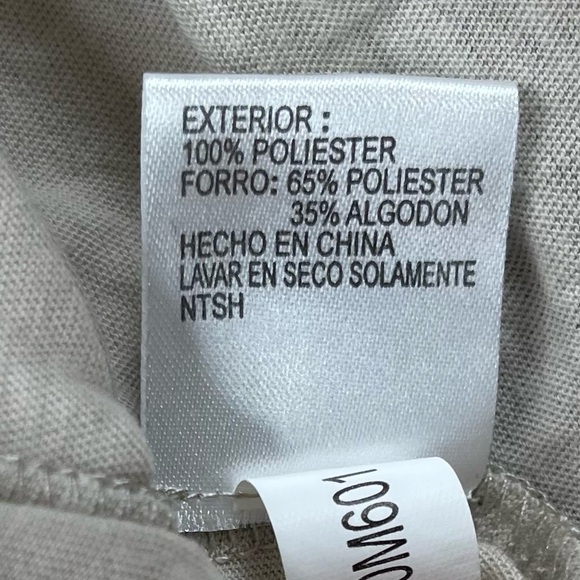 Gianni Bini Dress Womens Medium Black Cream Chevron Chiffon Adele Blissful Beach - Picture 9 of 11